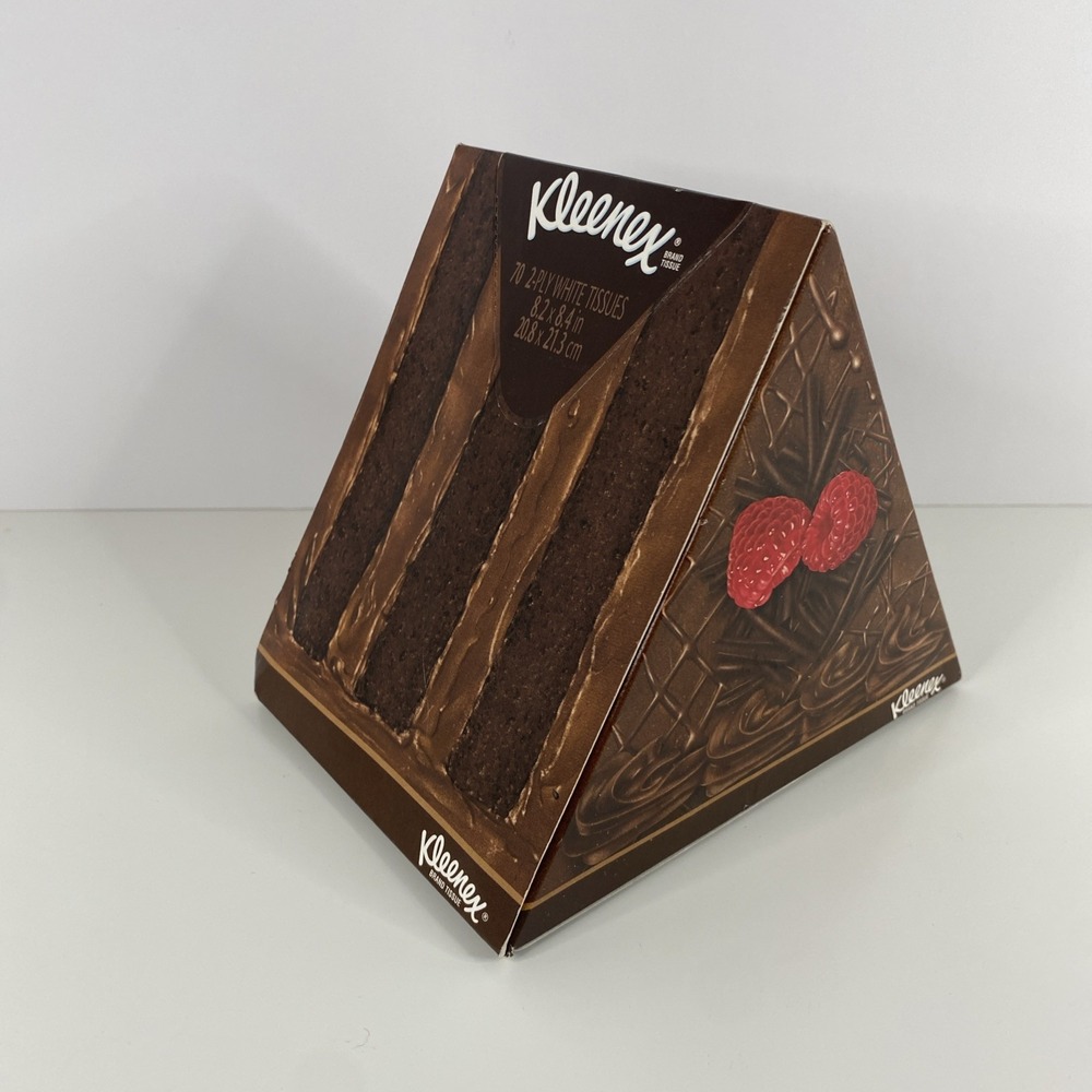 2010 Divine Desserts Chocolate Kleenex 2-ply Facial Tissue Rare / Hard to Find